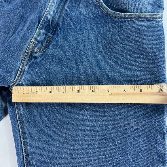 Levi's Jeans Men's 29 x 29* 517 Boot Cut Blue Faded Cotton Denim Tag 32 x 30 - Picture 14 of 16